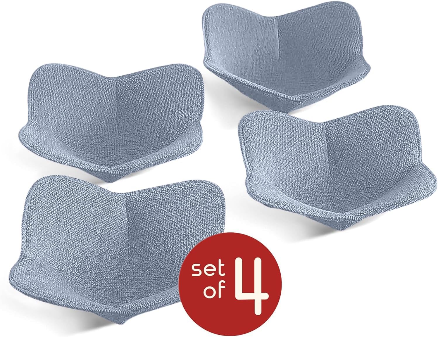 Calentadores de cuencos para mantener la comida caliente y tus manos frescas, hechos de tela de microfibra resistente al calor para agarrarlas