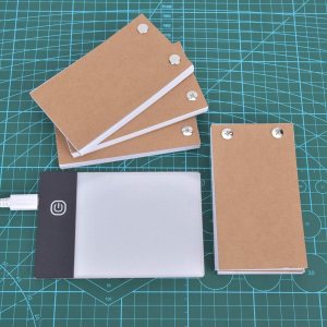 Caja de luz para libros Flip A5, LED de dibujo a mano, A6 niños USB Flip Book Flip Book Art Board Ultra Thin Paper A6 Kit de luz Set Pintura Arte Caja de luz para libros Flip A5, LED de dibujo a mano, A6 niños USB Flip Book Flip Book Art Board Ultra Thin Paper A6 Kit de luz Set Pintura Arte