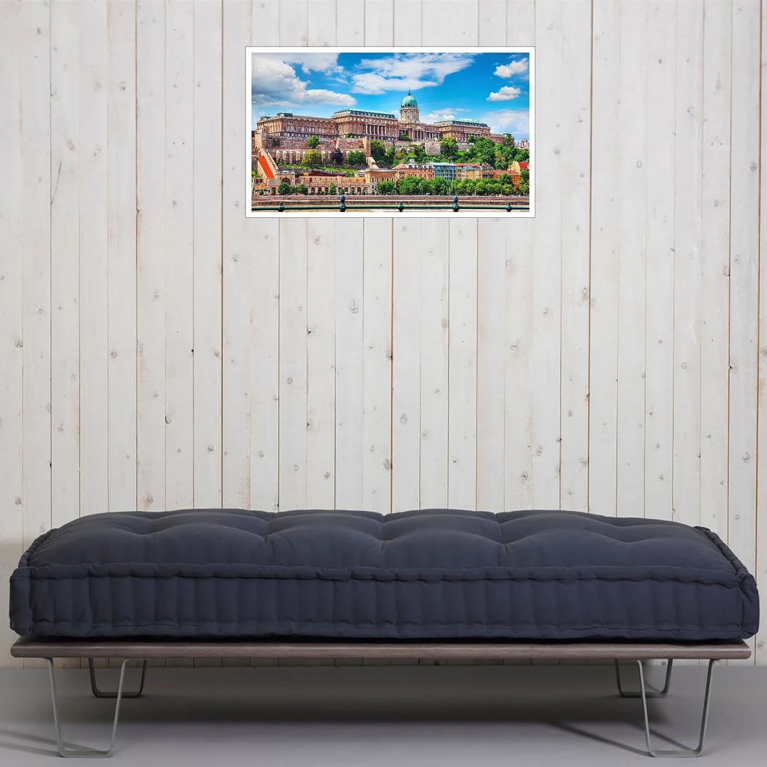 ewfas Buda Palace Hungría – Lienzo decorativo para pared, para sala de estar, dormitorio, oficina, paisaje, impresión, póster sin marco, 20 x 12