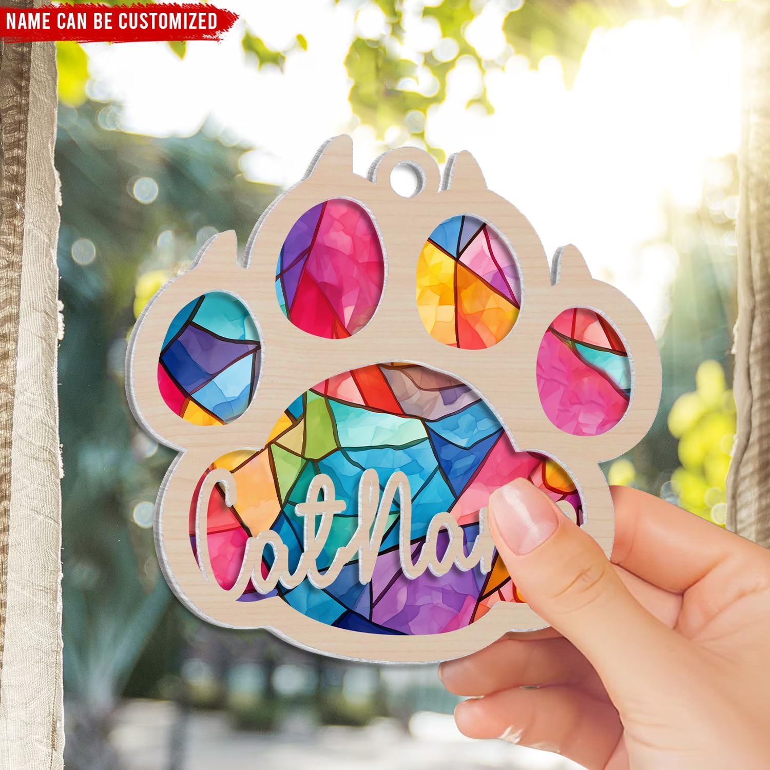 CustomizeAF Adornos conmemorativos personalizados para atrapasoles, regalos conmemorativos para perros por pérdida de perro, gato, en memoria de