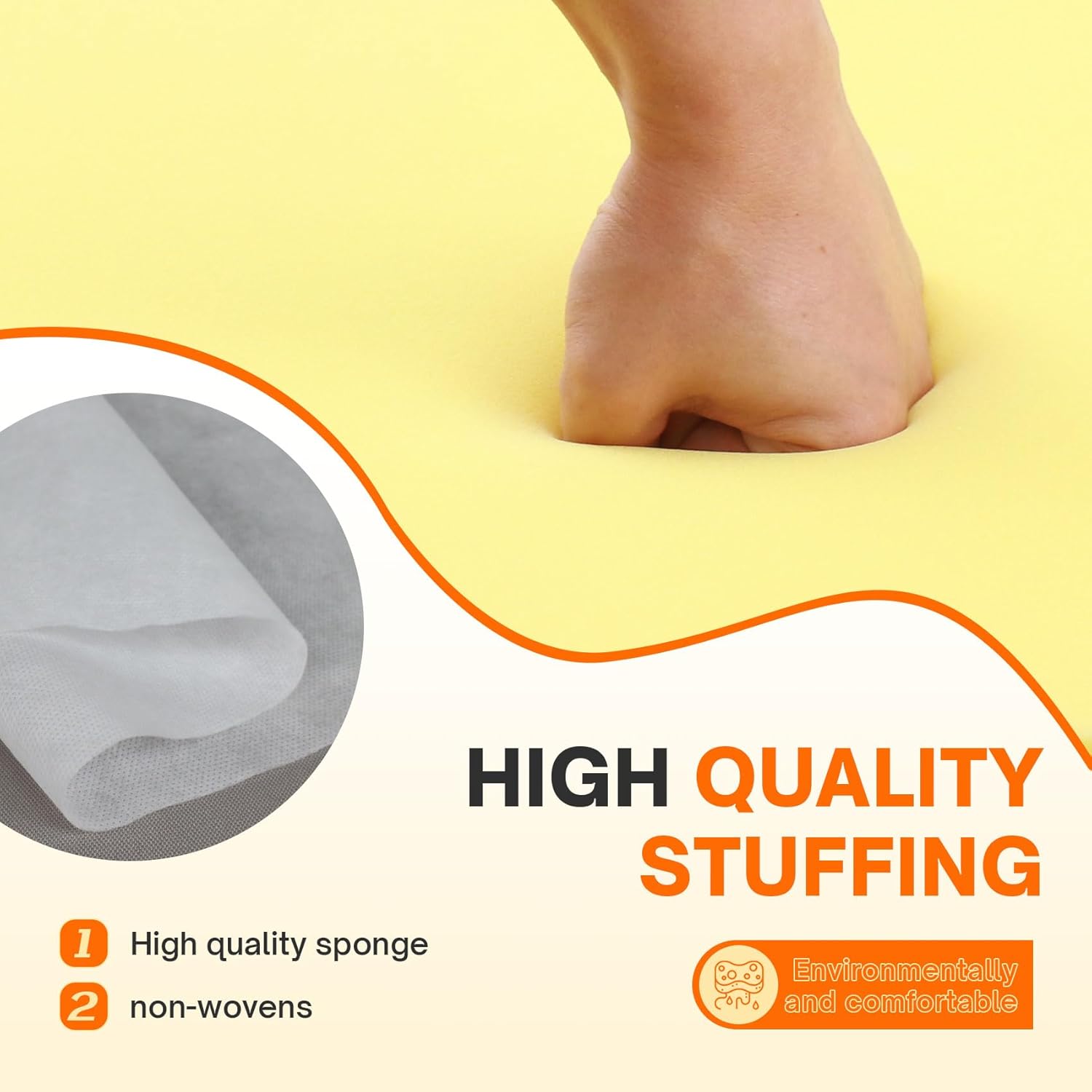 RULAER Cojines para silla de 20 x 20 x 3 pulgadas, para exteriores, doble tubería, impermeable, para patio, lavable con asa de transporte, para