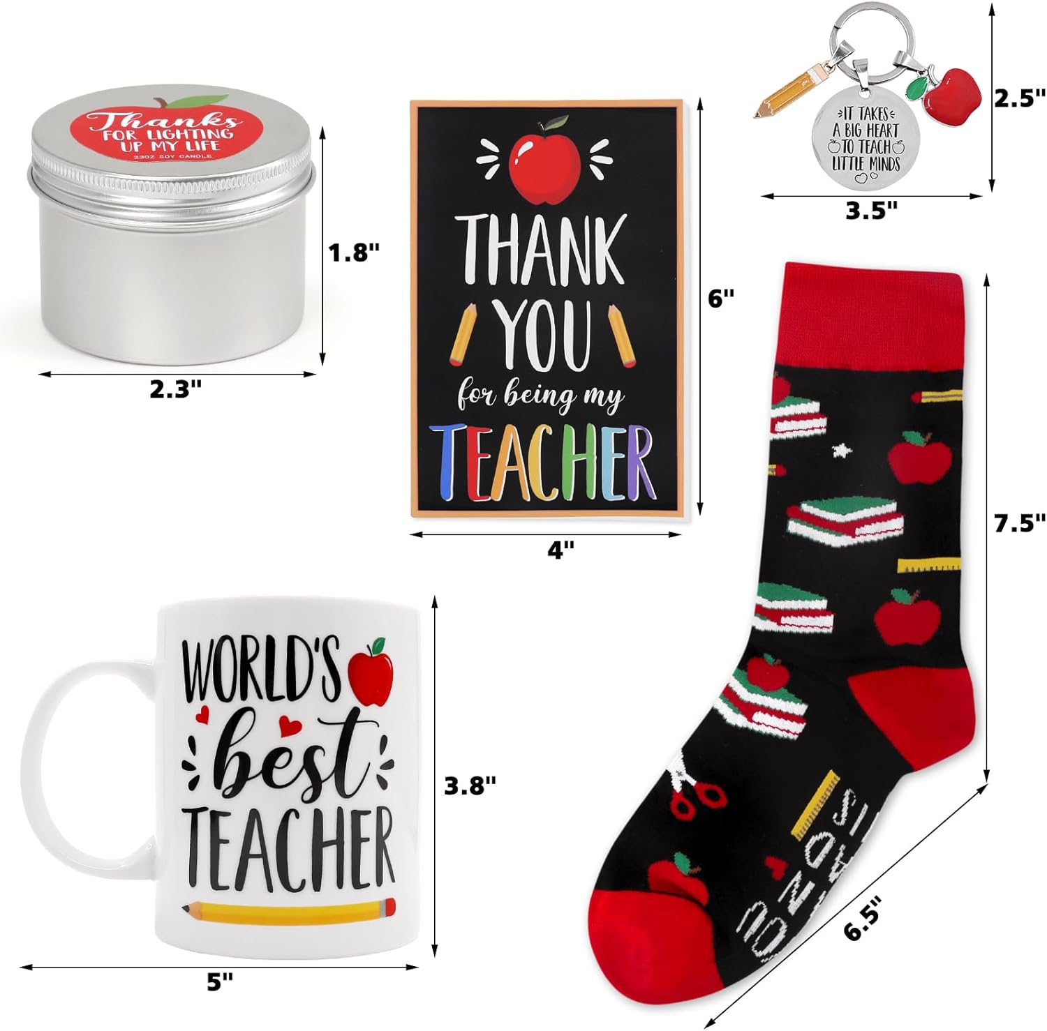 Juego de regalo para profesores para mujeres, regalos de agradecimiento de estudiantes de agradecimiento para profesores, cesta de regalos para