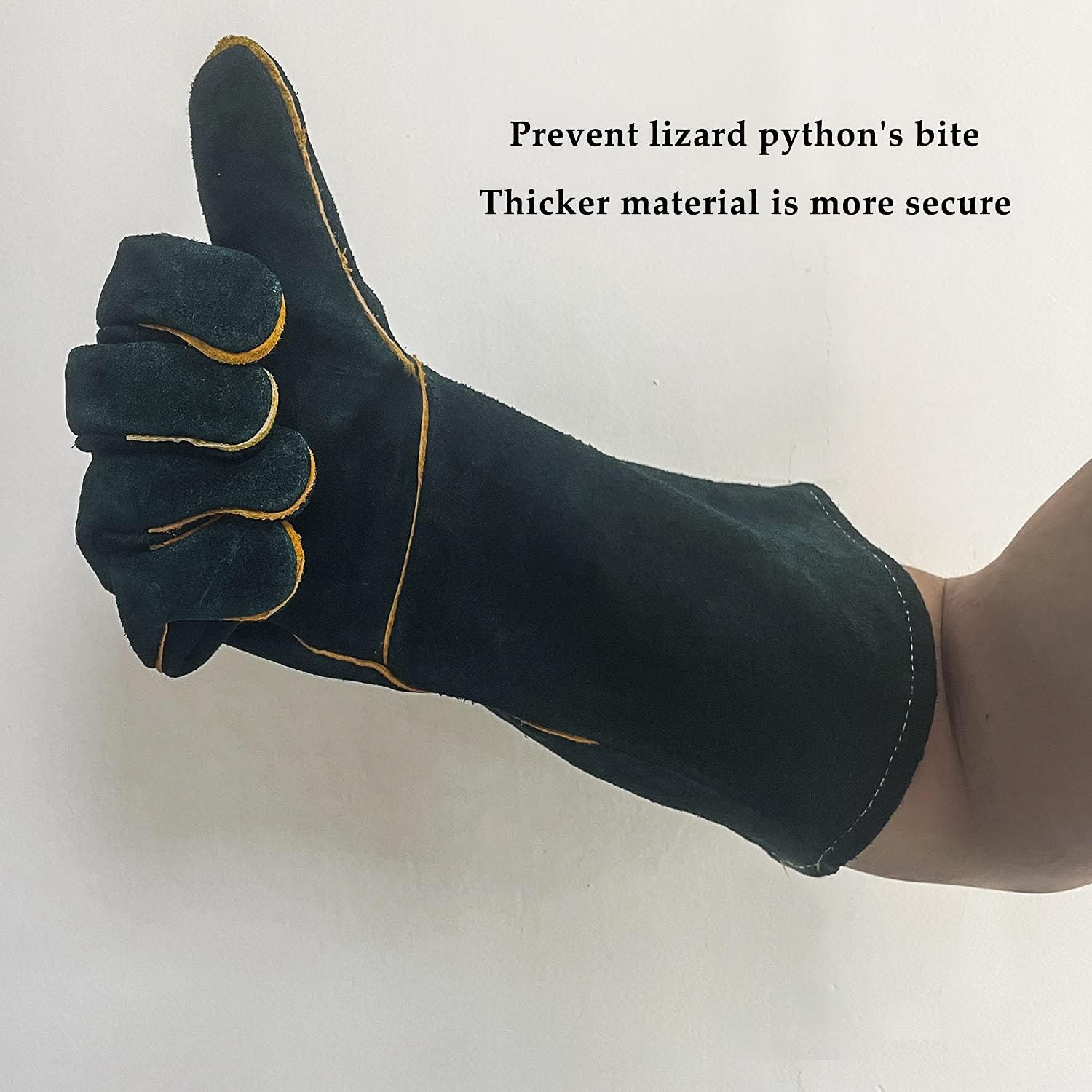 Guantes de trabajo antimordeduras, 23.6in, resistentes a las mordeduras, guantes de manipulación de animales para soldadura, jardinería, manipulación