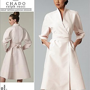 VOGUE PATTERNS V1239 Vestido y cinturón de señorita, talla AA (6-8-10-12) VOGUE PATTERNS V1239 Vestido y cinturón de señorita, talla AA (6-8-10-12)