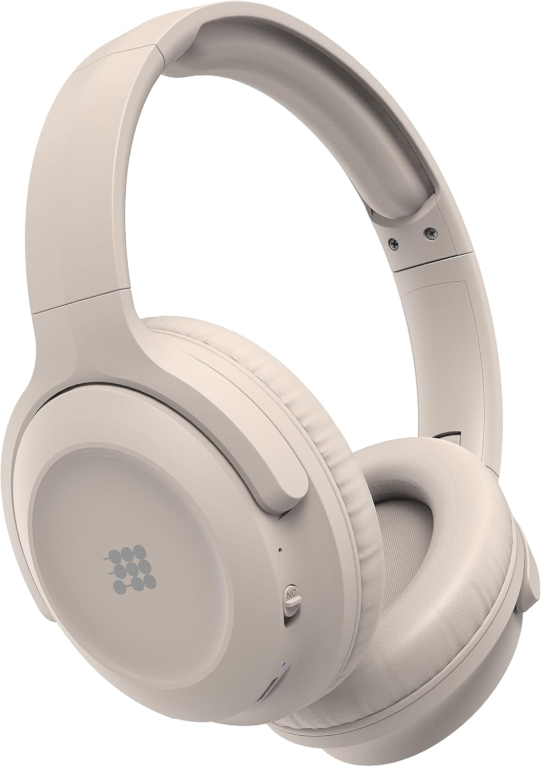 Cubitt – Auriculares de estudio con cancelación activa de ruido sobre la oreja con micrófono, sonido premium, extensión y flexión, carga rápida,