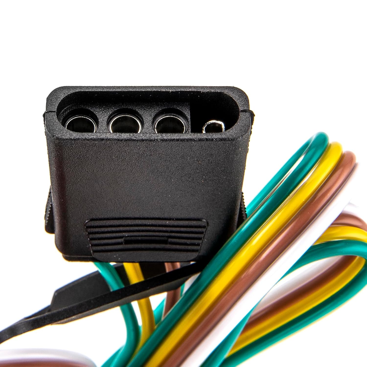 WeiSen Arnés de cableado de remolque personalizado de 4 pines compatible con Volkswagen Tiguan 2018-2023, cableado de enganche de remolque para