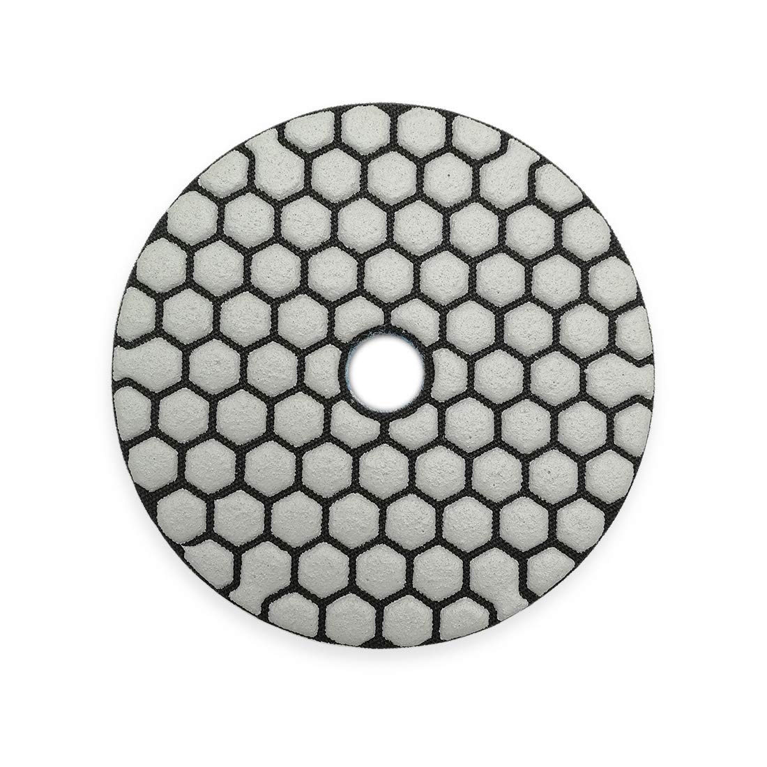 SHDIATOOL Almohadillas de pulido de diamante seco de 4 pulgadas Grit 50 almohadillas de lijado de diamante almohadillas de molienda para piedra de