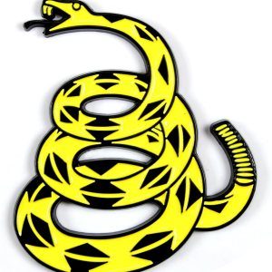 Dsycar Emblema de metal 3D Don’t Tread on Me para automóvil, bandera de Gadsden, emblema de serpiente, emblema de automóvil, camión, parachoques y Dsycar Emblema de metal 3D Don’t Tread on Me para automóvil, bandera de Gadsden, emblema de serpiente, emblema de automóvil, camión, parachoques y