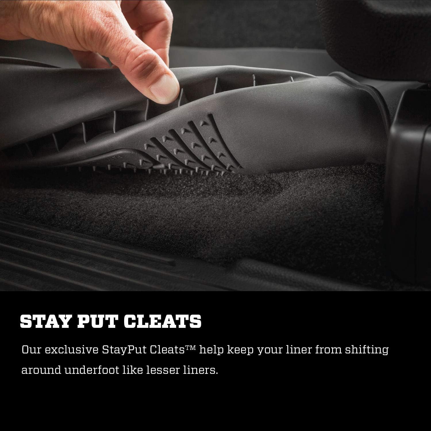 Husky Liners – Alfombrillas de piso X-act Contour  Compatible con Honda Civic CoupeSedán 2016 – 2021, Civic Hatchback 2017 – 2021, Insight 19-21