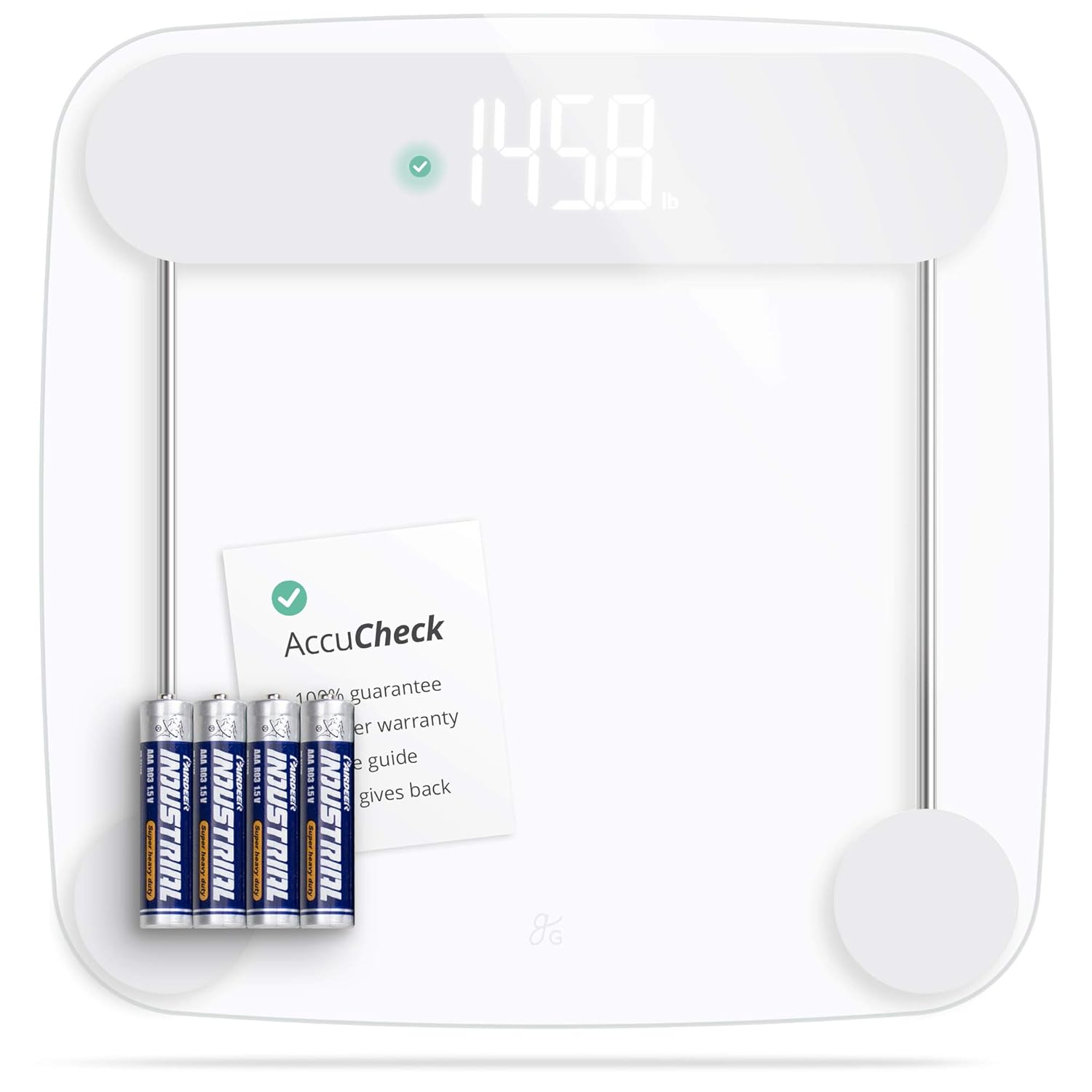 Báscula digital Greater Goods AccuCheck para peso corporal