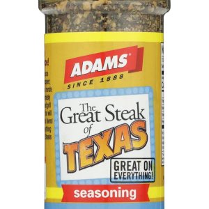 Adams Great Steak of Texas Seasoning, botella de 4.69 onzas (paquete de 1) Adams Great Steak of Texas Seasoning, botella de 4.69 onzas (paquete de 1)