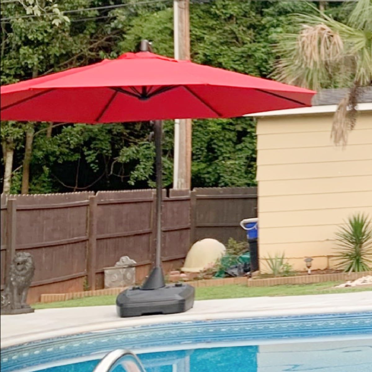 Reemplazo de toldo de 22.79.8 ft, 68 varillas, tela resistente al agua para colgar al aire libre, sombrilla para jardín, sombrilla para mercado,