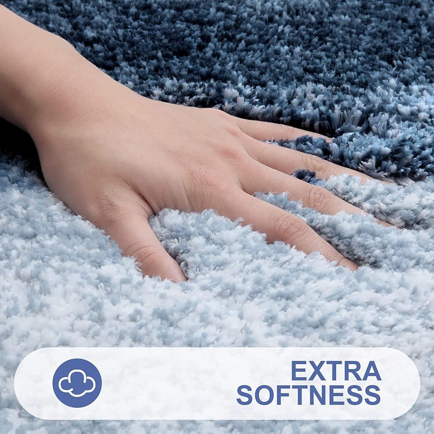 OLANLY Juego de 2 alfombras de baño y alfombras de baño ombré, tamaño 36 x 24 pulgadas y juego de alfombras de baño 30 x 20 + 24 x 20 pulgadas,