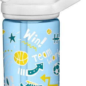 CamelBak Eddy+ Kids Botella de agua sin BPA con popote, 14 onzas  414 ml. CamelBak Eddy+ Kids Botella de agua sin BPA con popote, 14 onzas  414 ml.