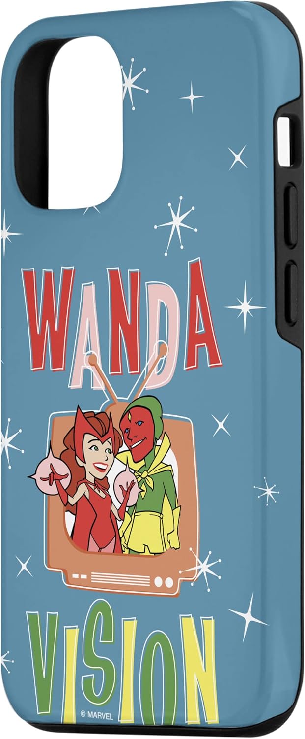 Funda para TV retro WandaVision Wanda & Vision para iPhone 13 Marvel