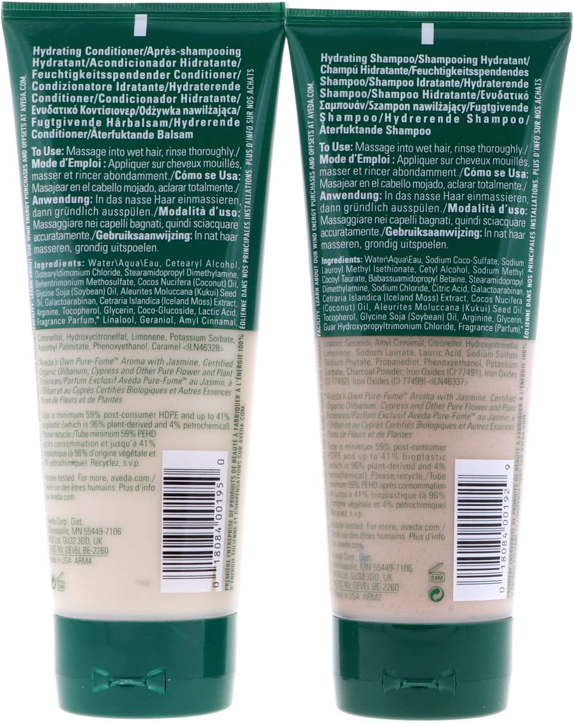 Aveda Sap Moss – Champú y acondicionador de hidratación sin peso, juego de 6.7 onzas