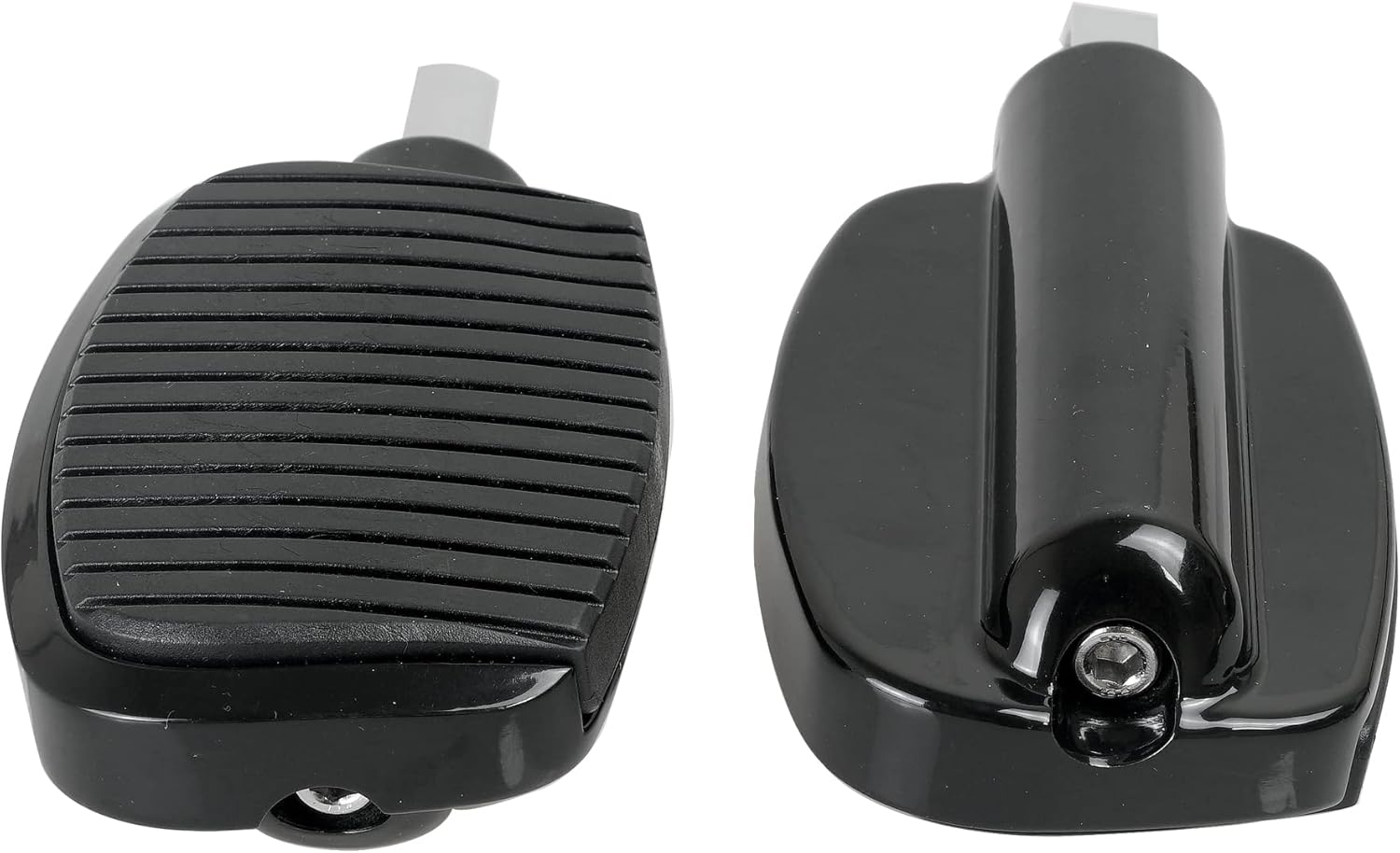 Estriberas para motocicleta, estriberas, pedales, reposapiés, clavijas de carretera con goma antideslizante universal para Harley Davidson Dyna