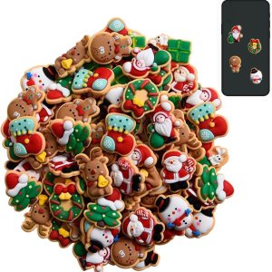 Resina de Navidad  Botones de resina de Navidad con parte trasera plana para manualidades, decoración de álbumes de recortes. Wynott Resina de Navidad  Botones de resina de Navidad con parte trasera plana para manualidades, decoración de álbumes de recortes. Wynott