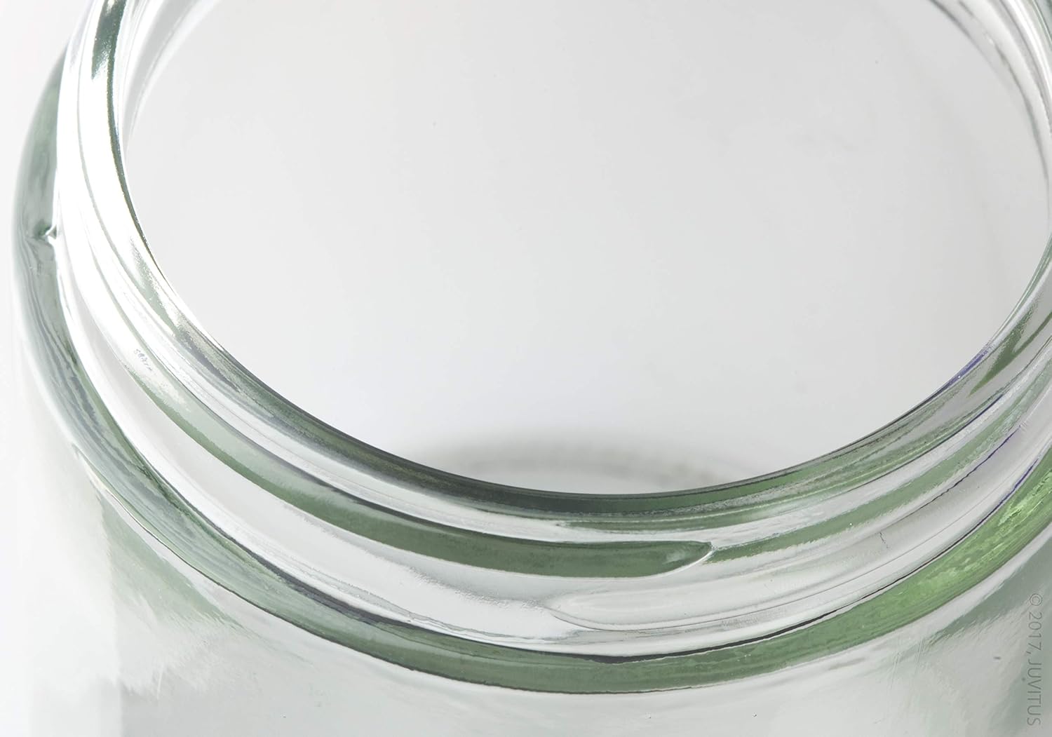 Tarro recto de vidrio transparente de 4 oz  4.1 fl oz con tapa de metal dorado (paquete de 6)