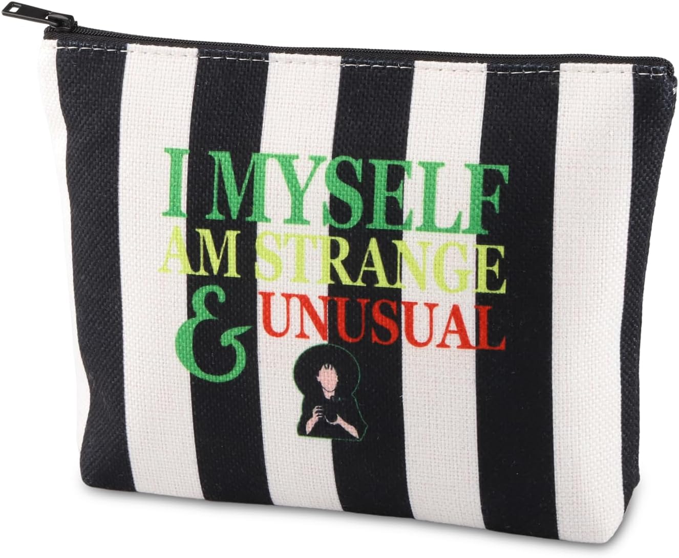 FOTAP Lydia Regalo de película de terror, regalo de Lydia, bolsa de maquillaje, bolsa de Halloween, regalo de gusano de arena, regalo gótico,