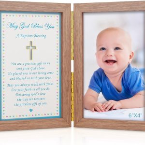 Marco de fotos de bautismo para bebés, marco de fotos de bautismo para niños, marco de recuerdo de bautizo, regalos de bautismo de bebé, capacidad Marco de fotos de bautismo para bebés, marco de fotos de bautismo para niños, marco de recuerdo de bautizo, regalos de bautismo de bebé, capacidad