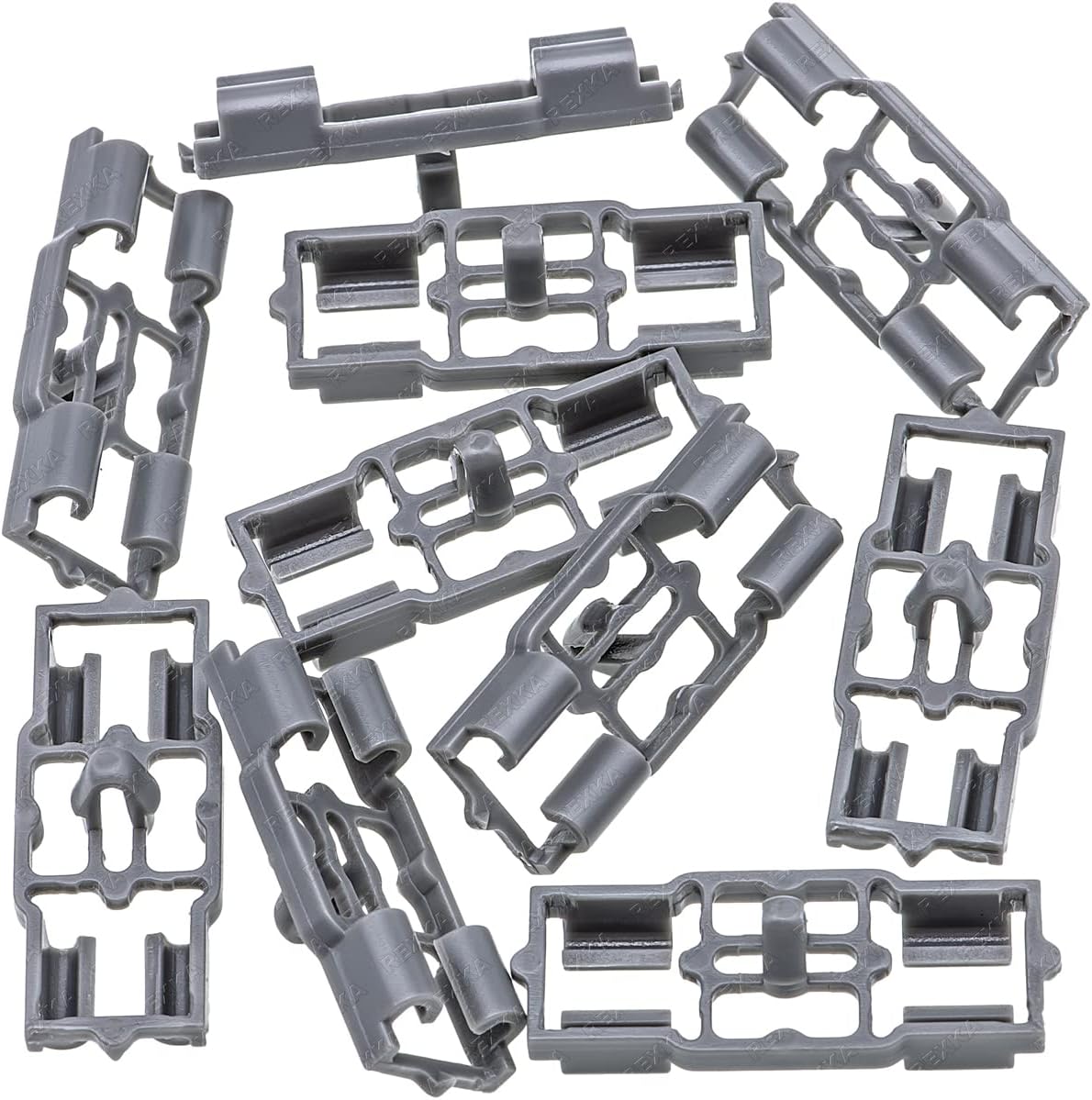 Rexka 10 clips de sello de puerta para BMW 51717006757 E53 E70 E65 E66 E67 7 Series X5