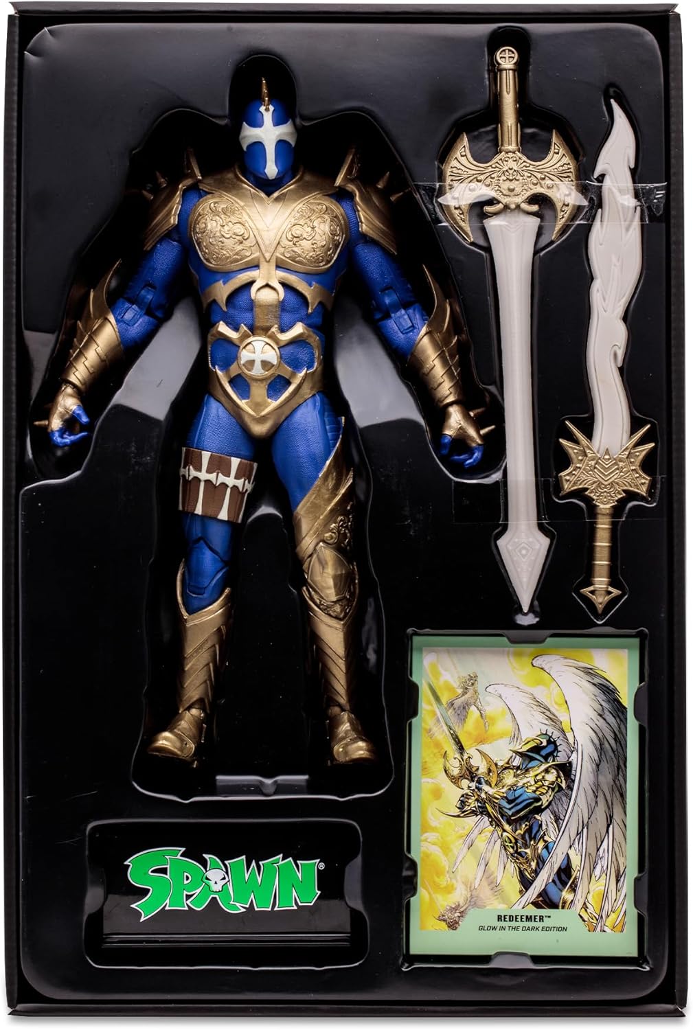 McFarlane Toys – Redeemer Glow in The Dark Edition, figura de acción de 7 pulgadas, etiqueta dorada, exclusiva de Tienda