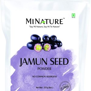 Polvo de semillas de jamun (Eugenia Jambolana) de mi Nature  8.01 oz (8 onzas)  Suplemento de hierbas  Mejora la digestión Polvo de semillas de jamun (Eugenia Jambolana) de mi Nature  8.01 oz (8 onzas)  Suplemento de hierbas  Mejora la digestión