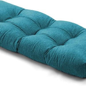 RULAER Cojín de banco copetudo para interiores y exteriores, 42 x 14 pulgadas, para muebles de patio, cojines de asiento suaves y cómodos para RULAER Cojín de banco copetudo para interiores y exteriores, 42 x 14 pulgadas, para muebles de patio, cojines de asiento suaves y cómodos para