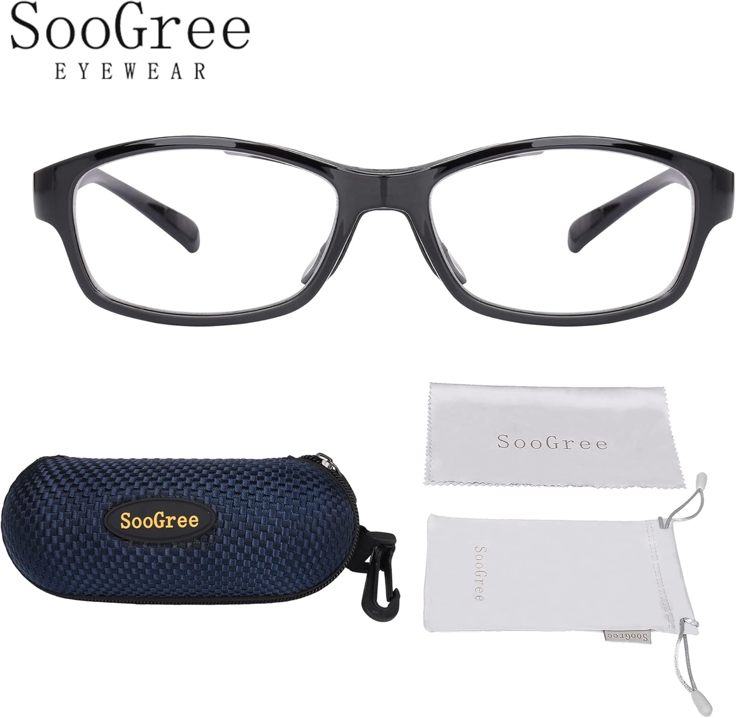Gafas deportivas, gafas de seguridad para fútbol, con correa ajustable, patillas intercambiables para hombres y jóvenes