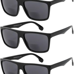 Yogo Vision Lentes de sol bifocales de lectura para hombres y mujeres, estilo retro, protección solar UV400, lentes de lectura para exteriores Yogo Vision Lentes de sol bifocales de lectura para hombres y mujeres, estilo retro, protección solar UV400, lentes de lectura para exteriores