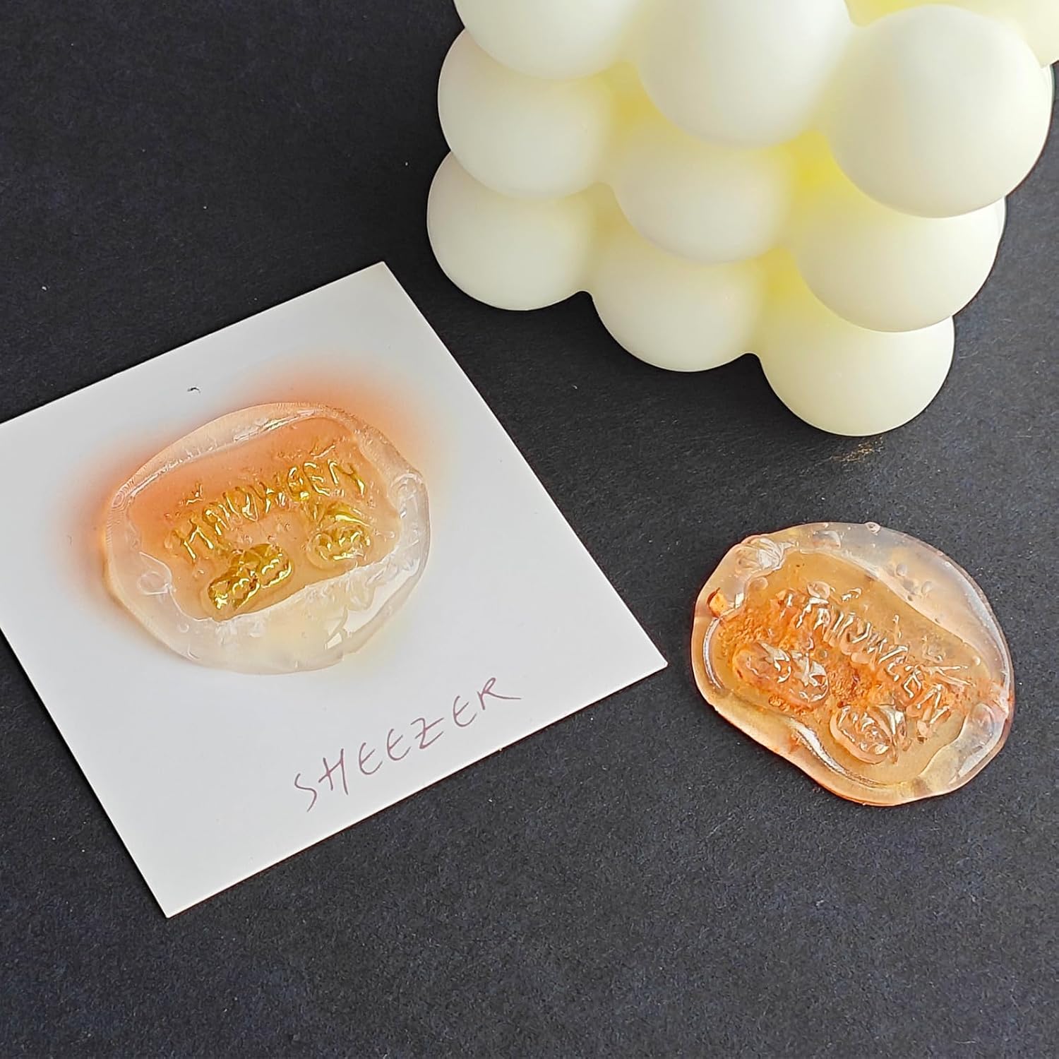 Kit de sellos de cera para noche de Halloween, sellado en relieve 3D para sellado de invitación de carta de boda