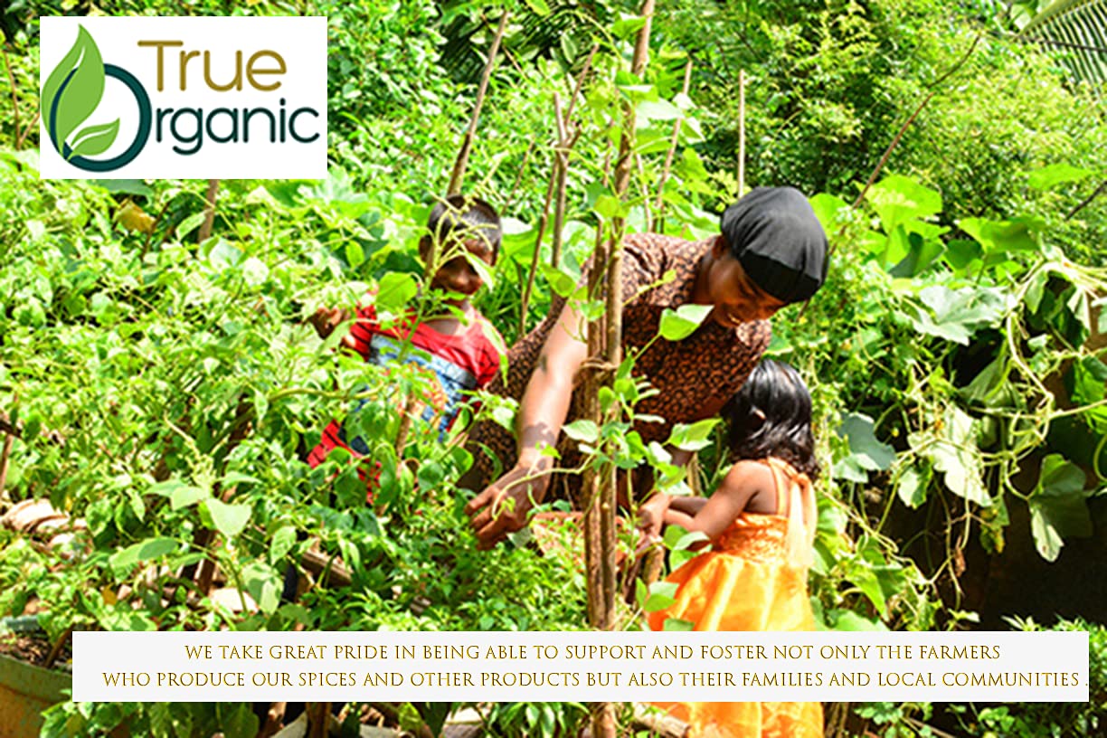 True Organic Clavos enteros de Ceilán, bolsa a granel de 16 onzas, certificado USDA orgánico y Kosher, sin OMG, clavo orgánico fresco, puro Ceilán