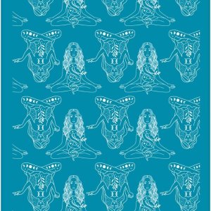 OLYCRAFT Plantillas de arcilla de 4 x 5 pulgadas, pantalla de seda con patrón de diosa para arcilla polimérica, chakras, diosa, plantillas de OLYCRAFT Plantillas de arcilla de 4 x 5 pulgadas, pantalla de seda con patrón de diosa para arcilla polimérica, chakras, diosa, plantillas de