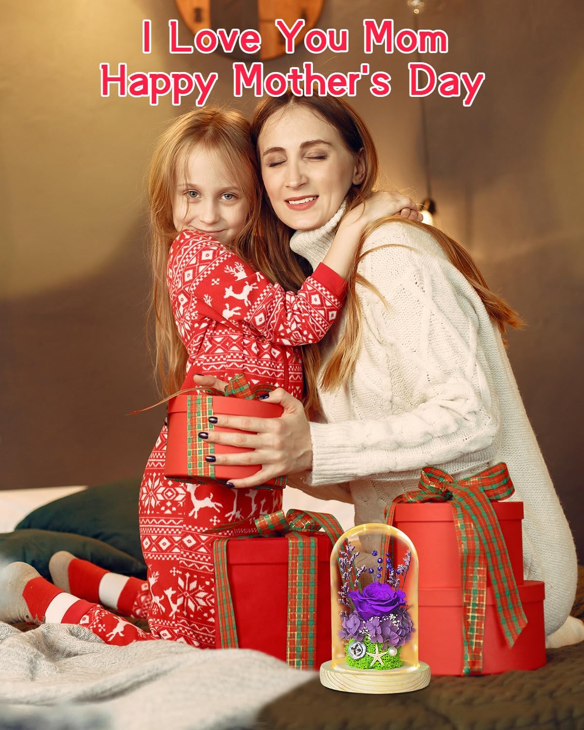 Flores de rosas preservadas, regalos de rosas de la Bella y la Bestia para mujeres, regalos de rosas eternas para ella, regalo de rosa de cristal