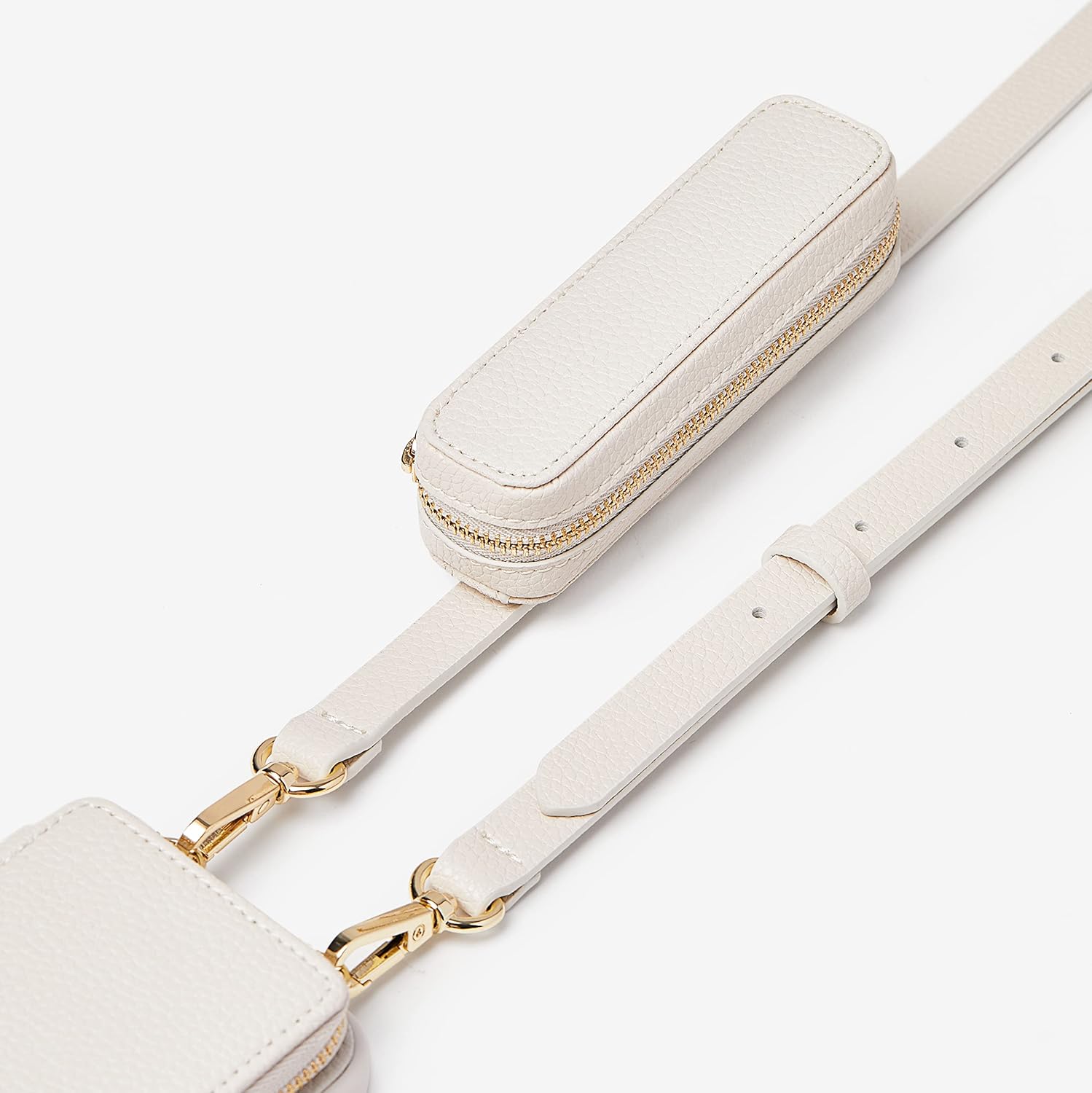 ZVE Funda tipo cartera para iPhone 15 Pro de cuero con pequeña bolsa para llaves de lápiz labial, ranuras para tarjetas de bloqueo RFID, funda con