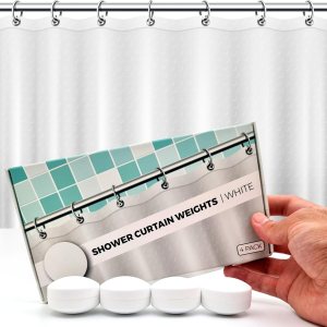 Potentes pesos magnéticos antiondulación para una experiencia de baño sin salpicaduras, envuelta en silicona de 360, nunca se oxida, imanes pesados Potentes pesos magnéticos antiondulación para una experiencia de baño sin salpicaduras, envuelta en silicona de 360, nunca se oxida, imanes pesados