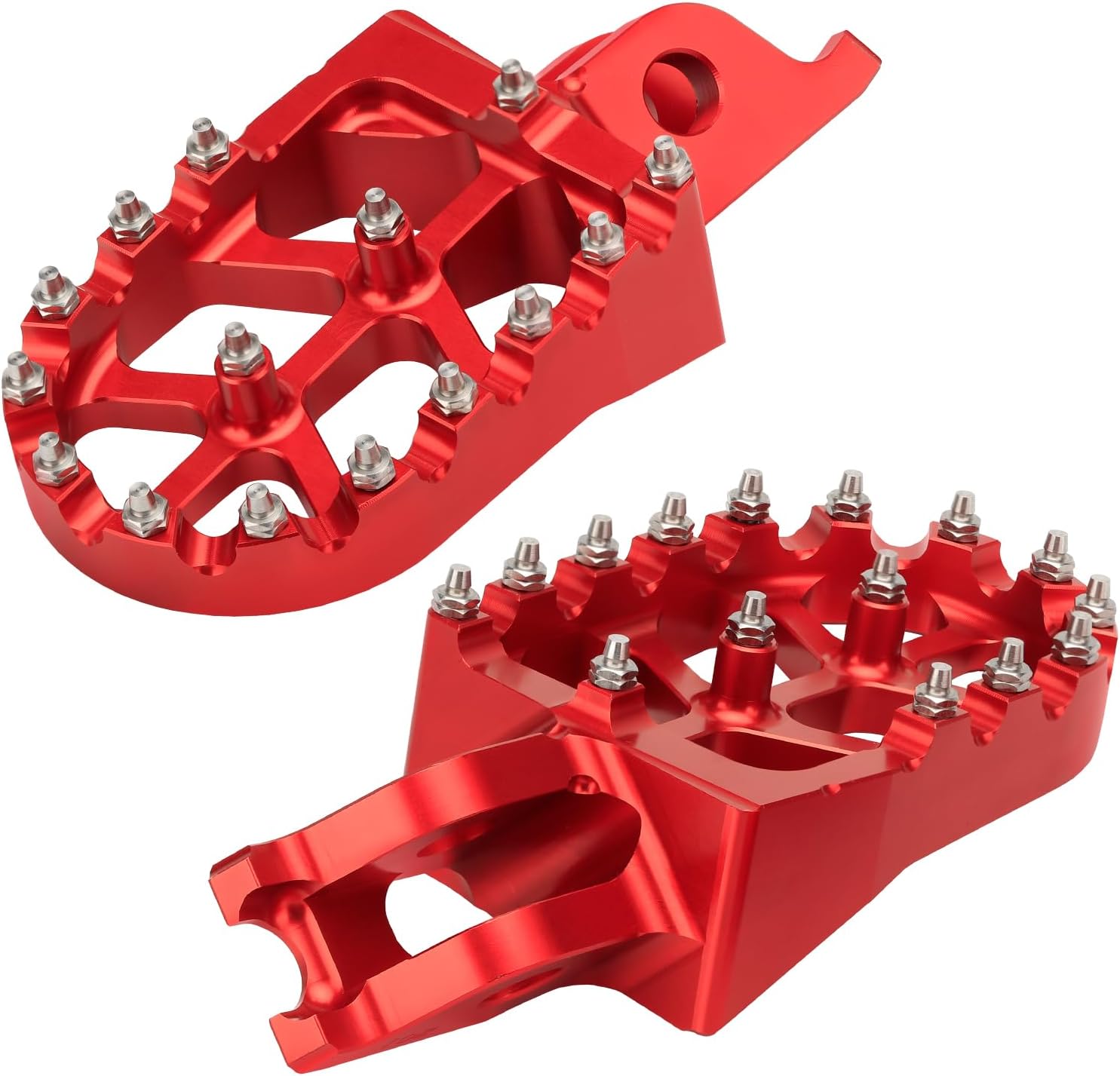 LKV Estriberas de motocicleta para motocross compatibles con Honda CR125 CR250 CRF150R CRF250R CRF250RALLY CRF250X CRF250RX CRF450R CRF450RX CRF450X