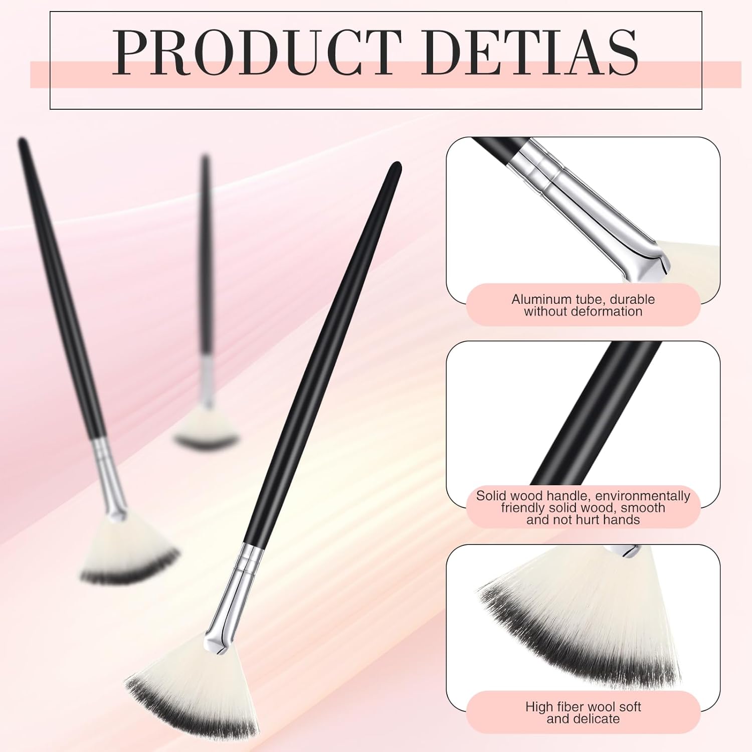12 piezas de cepillo facial suave para colorete, brocha de maquillaje, aplicador de ácido, herramientas cosméticas multiuso para máscara de