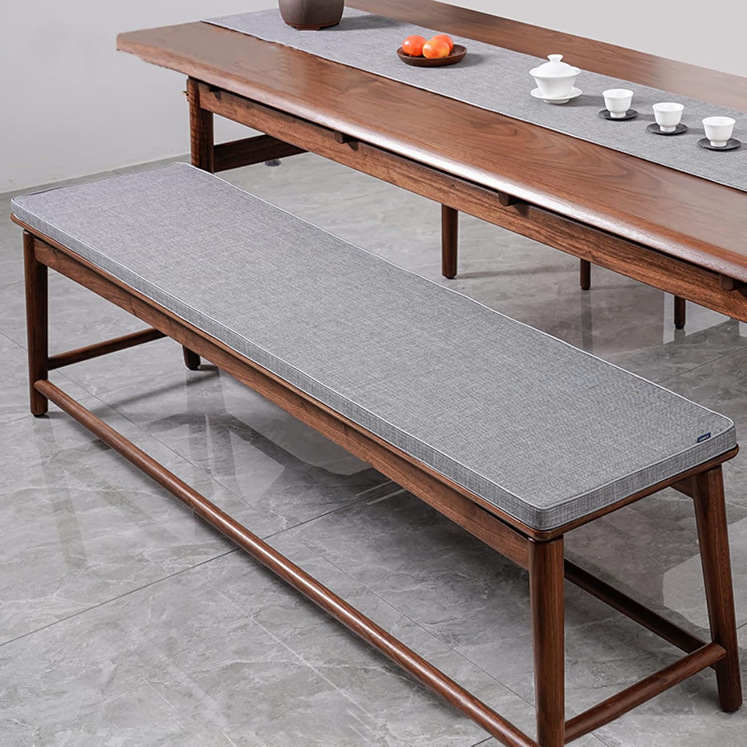 Cojín de asiento de banco de tamaño personalizado, cojín de asiento de patio para muebles, cojín para interiores y exteriores, inserto de espuma de