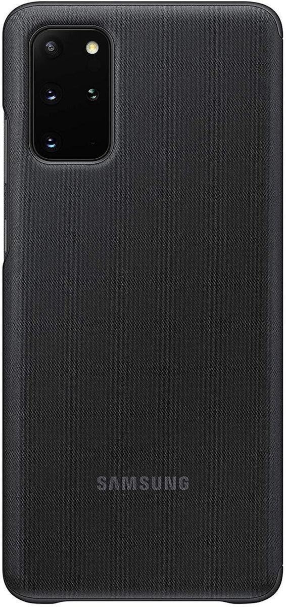 Samsung Original Galaxy S20+ y S20+ 5G Clear View CoverFunda para teléfono móvil – Negro – 6.7 pulgadas