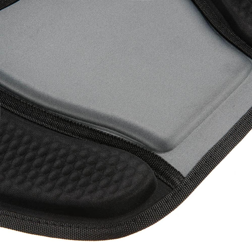Lixada Cojín acolchado para asiento de kayak con respaldo y correas ajustables, cojín de asiento de kayak y canoa, soporte antideslizante, asiento