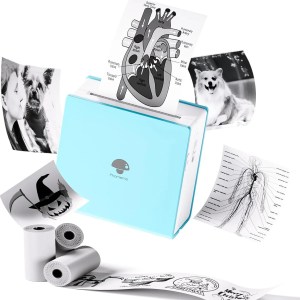 Phomemo Label Makers – Impresora de etiquetas M02, impresora portátil térmica sin tinta con Bluetooth, impresora de bolsillo para lista de tareas, Phomemo Label Makers – Impresora de etiquetas M02, impresora portátil térmica sin tinta con Bluetooth, impresora de bolsillo para lista de tareas,