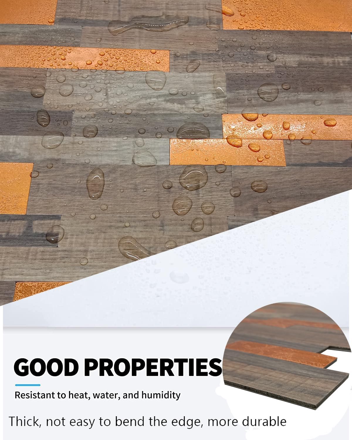 XUANINY Azulejos metálicos para salpicaduras de 12 hojas, autoadhesivas, aluminio 3D, paneles de pared para cocina, baño, dormitorio, sala de estar