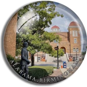 Imanes para nevera, Birmingham, Alabama, Estados Unidos, cristal natural, recuerdos, decoración del hogar, gabinetes, imán para nevera, oficina, Imanes para nevera, Birmingham, Alabama, Estados Unidos, cristal natural, recuerdos, decoración del hogar, gabinetes, imán para nevera, oficina,