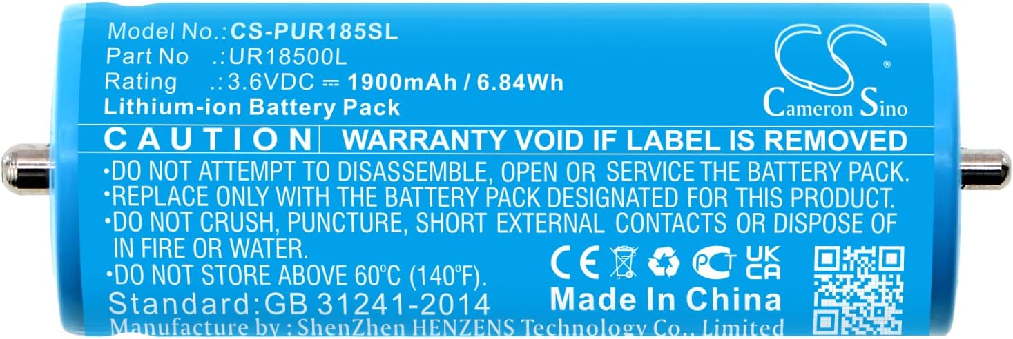 1900mAh Batería de repuesto para Braun 3018765, Rasierer Series 7, 2011, 2012, 5375, 5375 Silk-epil, 5377, 5377 Silk-epil, 5671, 5671 Silk-epil,