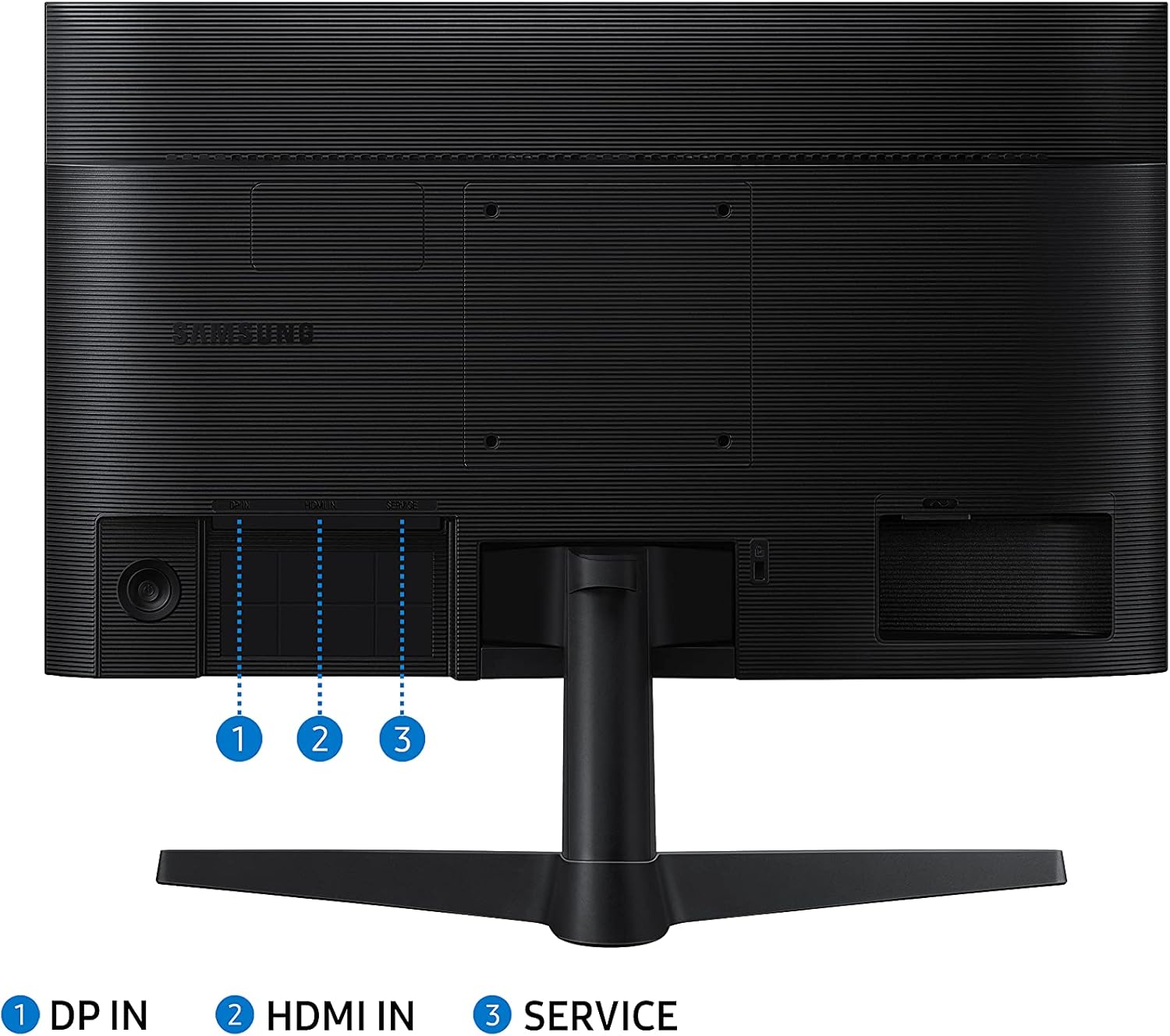 SAMSUNG Monitor de computadora FHD 1080p serie T37F de 22 pulgadas, 75Hz, panel IPS, HDMI, puerto de pantalla, compatible con VESA, 3 años WRNTY