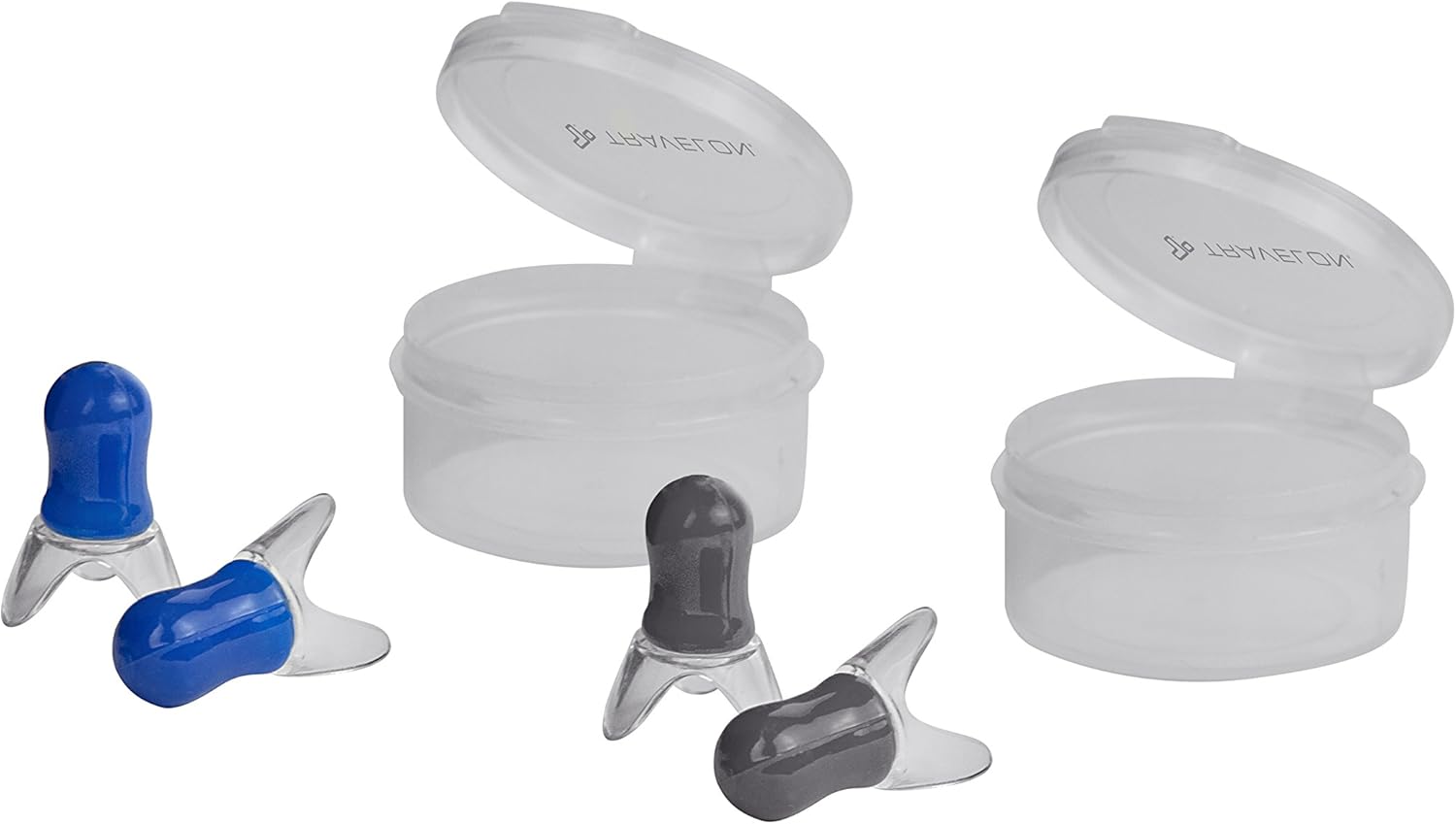 Travelon 2 pares de tapones para los oídos reductores de presión, Asst, 2 pares de tapones para los oídos reductores de presión