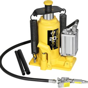 YELLOW JACKET Gato neumático de la botella de aire de 20 toneladas con la bomba manual y la bomba de aire para los camiones pesados del coche YELLOW JACKET Gato neumático de la botella de aire de 20 toneladas con la bomba manual y la bomba de aire para los camiones pesados del coche