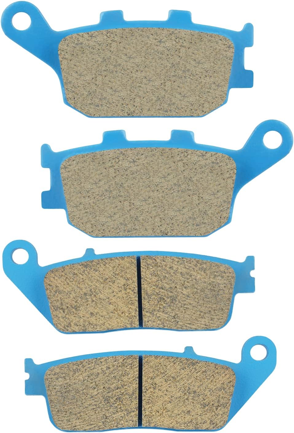 Pastillas de Freno Cerámica Orgánica para Honda VT 1100 1998-01, VT 1300 2010-14, VTX 1300 2005-07 Delanteras y Traseras 2 Juegos